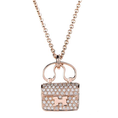 Hermès 'Constance Amulette' Rose Gold and 